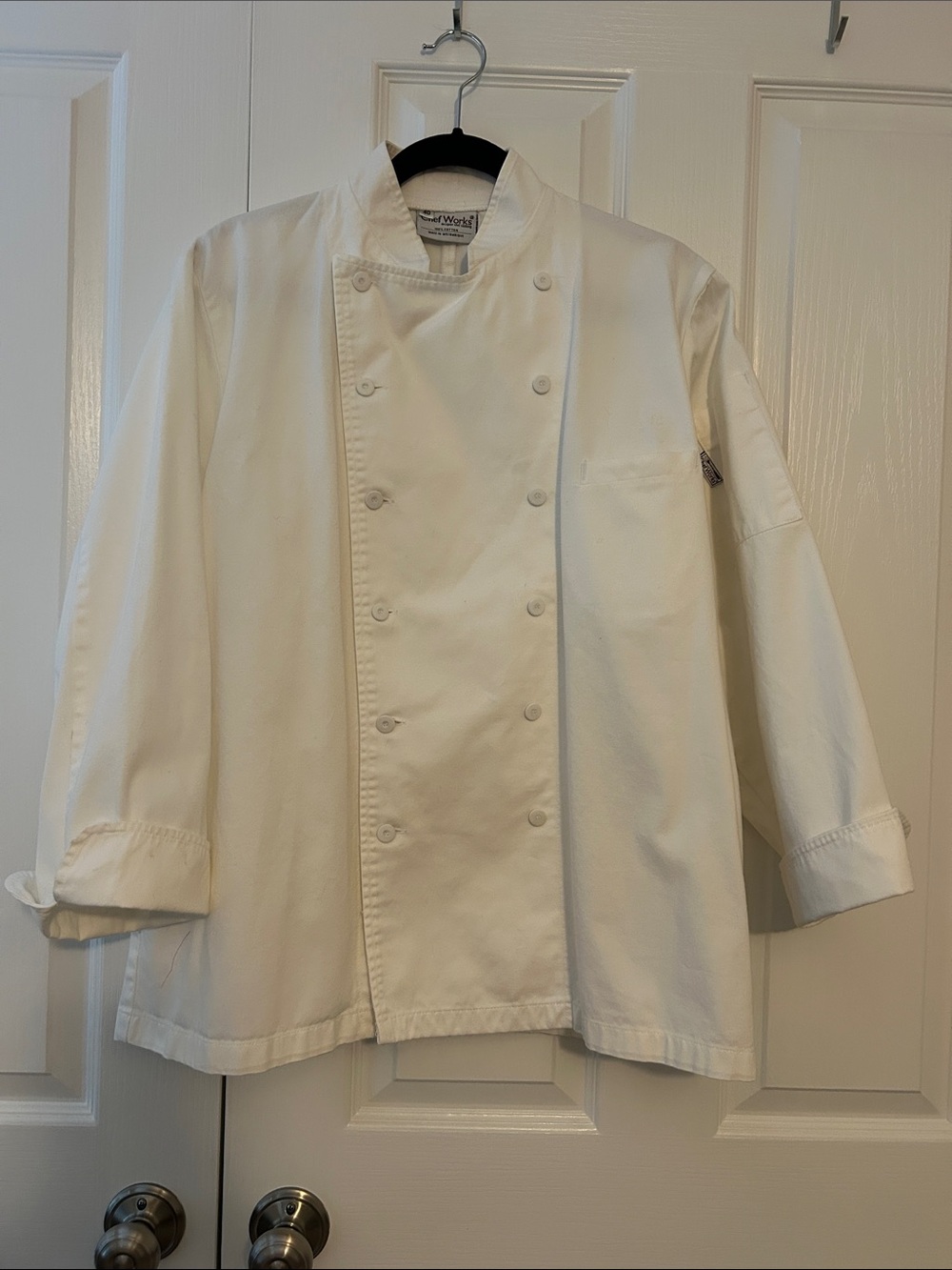 Chef Works Culinary Chef Coat Jacket - White Size 40